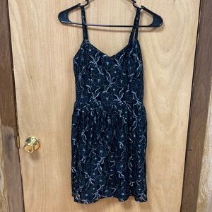 Bebop black and silver flower lace dress.